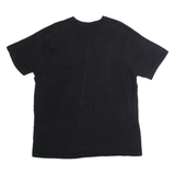 MENACE Mens T-Shirt Black Crew Neck XL