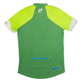 QLOOM Cycling Mens Jersey Green 1/4 Zip M