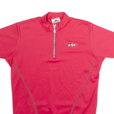 AESSE Cycling Mens Jersey Pink 1/4 Zip L
