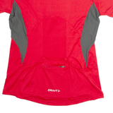 CRAFT Cycling Womens Jersey Red 1/4 Zip XL