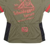 SCOTT Cycling Womens Jersey Green 1/4 Zip M
