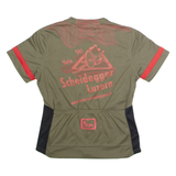 SCOTT Cycling Womens Jersey Green 1/4 Zip M