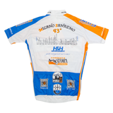 VELO Cycling Mens Jersey Orange 1/4 Zip S