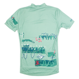 AGU SPORT Cycling Mens Jersey Green 1/4 Zip L