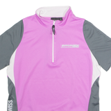 BRUNEX Cycling Womens Jersey Purple 1/4 Zip M