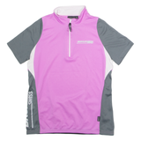 BRUNEX Cycling Womens Jersey Purple 1/4 Zip M