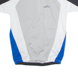TCM Cycling Mens Jersey Grey 1/2 Zip M