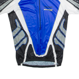 BRUNEX Cycling Mens Jersey Blue 1/2 Zip L