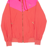 NIKE Air Mens Windbreaker Jacket Red Hooded Colourblock S