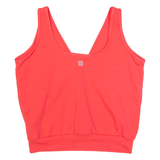 NIKE Studio 72 Womens Sports Vest Pink V-Neck Sleeveless M