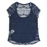 HOLLISTER Womens Top Blue L