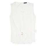 MAX&CO Womens Top White Sleeveless M