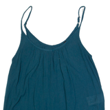 SUPERDRY Womens Camisole Top Blue V-Neck Sleeveless Viscose XS