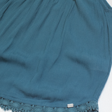 SUPERDRY Womens Camisole Top Blue V-Neck Sleeveless Viscose XS