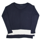 FRENCH CONNECTION Womens Oversized Top Blue Long Sleeve S