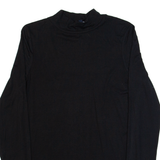 FRENCH CONNECTION Womens Top Black High Neck Long Sleeve M