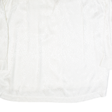 FRENCH CONNECTION Womens Oversized Shirt White 3/4 Sleeve Viscose Animal Print L