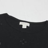 CHEAP MONDAY Beaded Womens Top Black UK 12