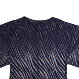 PHASE EIGHT Womens Printed Top Blue Animal Print UK 12