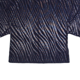 PHASE EIGHT Womens Printed Top Blue Animal Print UK 12
