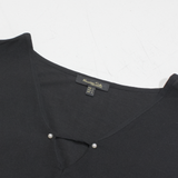 MASSIMO DUTTI Womens Vest Black Sleeveless L