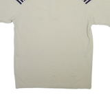 ADIDAS Mens Polo Shirt Beige L