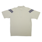 ADIDAS Mens Polo Shirt Beige L
