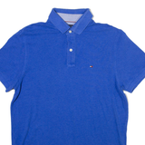 TOMMY HILFIGER Mens Polo Shirt Blue M