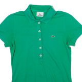 LACOSTE Womens Polo Shirt Green XS