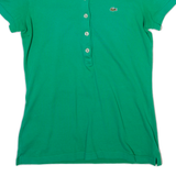 LACOSTE Womens Polo Shirt Green XS