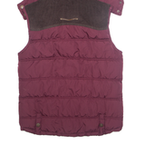 DIESEL Womens Gilet Purple Hooded M
