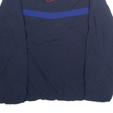 NIKE Mens Track Jacket Blue L