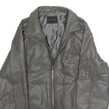 BLEND Mens Biker Jacket Grey L