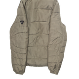 GUESS Womens Puffer Coat Green Hooded M