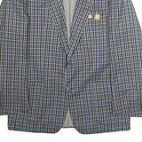 Mens Blazer Jacket Blue Check L
