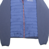 COLUMBIA Mens Puffer Coat Blue M