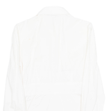 ZARA Womens Shirt Cream Collared Long Sleeve XS