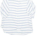 ZARA Hi-low Womens Printed Shirt White Collared Striped XS