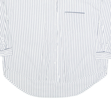 ZARA Oversized Womens Printed Shirt White Collared Striped XS