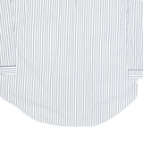ZARA Oversized Womens Printed Shirt White Collared Striped XS