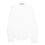 ZARA Womens Shirt White Collared Long Sleeve XS
