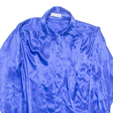 ALEXANDER Womens Shirt Blue Collared Long Sleeve M