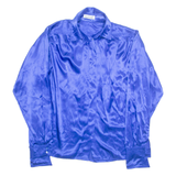 ALEXANDER Womens Shirt Blue Collared Long Sleeve M