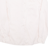 ANNA MASSARI Womens Printed Shirt Pink Collared 90s Striped M
