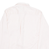ANNA MASSARI Womens Printed Shirt Pink Collared 90s Striped M