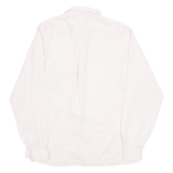 ANNA MASSARI Womens Printed Shirt Pink Collared 90s Striped M