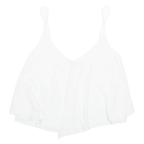 ZARA Womens Camisole Top White Sleeveless S