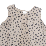 ZARA Womens Printed Blouse Brown Sleeveless Animal Print M