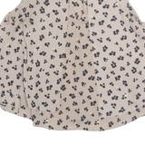 ZARA Womens Printed Blouse Brown Sleeveless Animal Print M