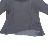 ZARA Womens Blouse Grey L